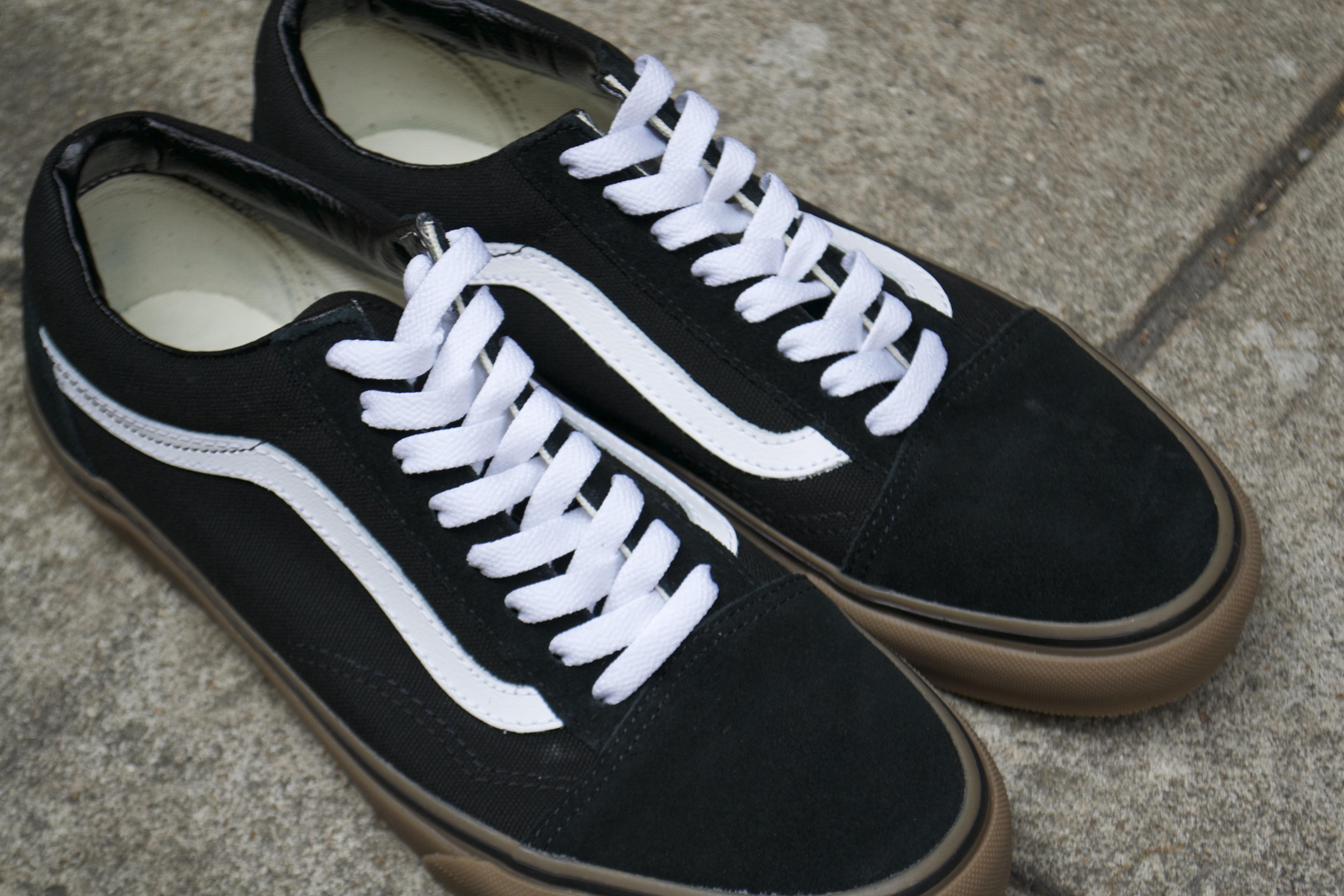 Vans Old Skool Black On Feet Vans Old Skool Black On Feet